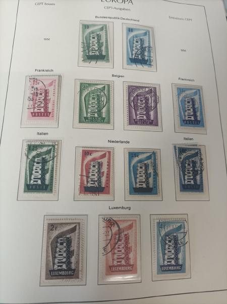 1956-2010, EUROPA-CEPT mint AND used collections in