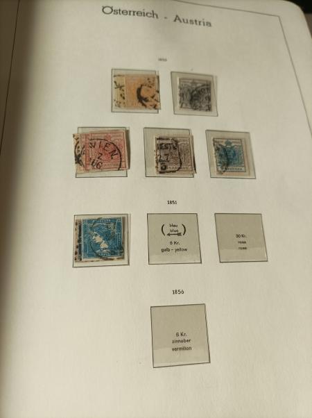 1850-2010 Mint and used collection of Austria in three