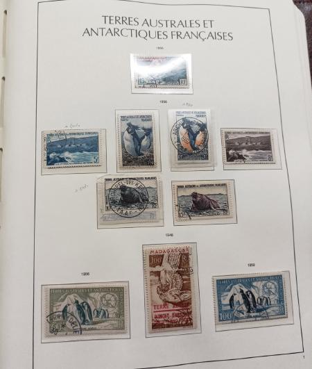 1955-2007 Collection des TAAF en deux albums Lindner,