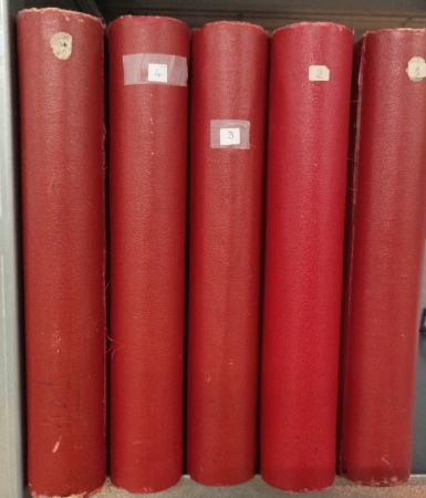 1852-1900 Ensemble de lettres en cinq classeurs allant