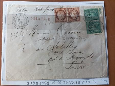 AVEYRON 1744-1878, Regroupement de 25 lots invendus