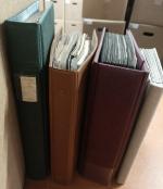1811-1950 Ensemble important de lettres en 12 classeurs,
