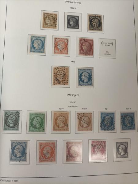 1849-1986, Collection de France en 12 volumes, neufs