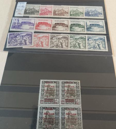 1943-1951, Superbe collection du FEZZAN bien présentée