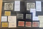 1843-1938, Sympathique sélection de timbres et séries