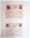 1866-1970, Collection des COLONIES en 4 classeurs,