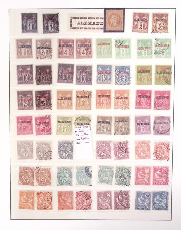 1866-1970, Collection des COLONIES en 4 classeurs,
