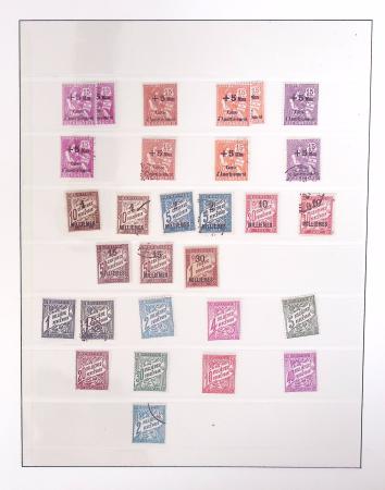 1866-1970, Collection des COLONIES en 4 classeurs,
