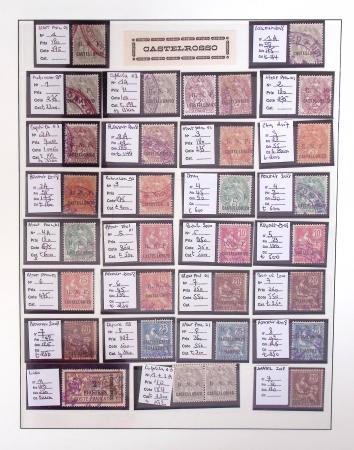 1866-1970, Collection des COLONIES en 4 classeurs,