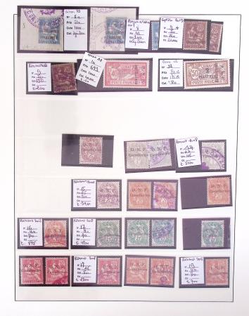 1866-1970, Collection des COLONIES en 4 classeurs,