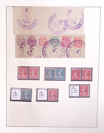 1866-1970, Collection des COLONIES en 4 classeurs,