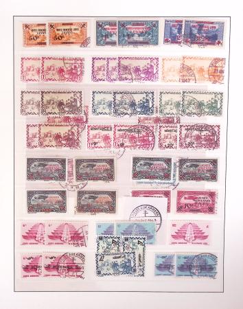 1866-1970, Collection des COLONIES en 4 classeurs,