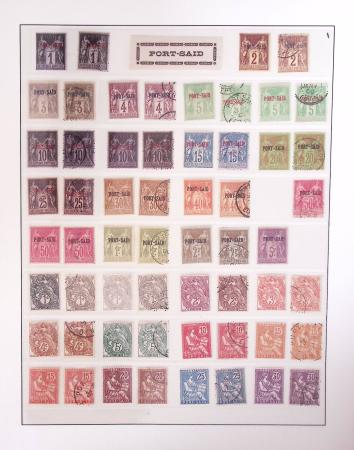 1866-1970, Collection des COLONIES en 4 classeurs,