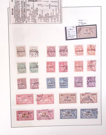 1866-1970, Collection des COLONIES en 4 classeurs,