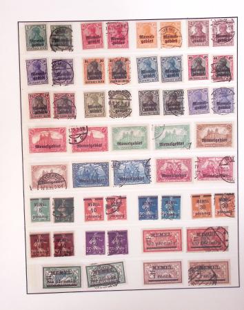 1866-1970, Collection des COLONIES en 4 classeurs,