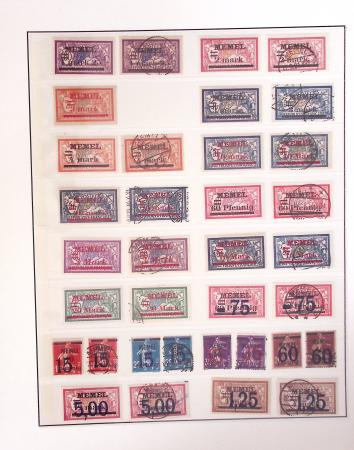 1866-1970, Collection des COLONIES en 4 classeurs,