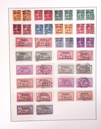1866-1970, Collection des COLONIES en 4 classeurs,
