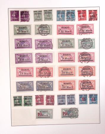 1866-1970, Collection des COLONIES en 4 classeurs,