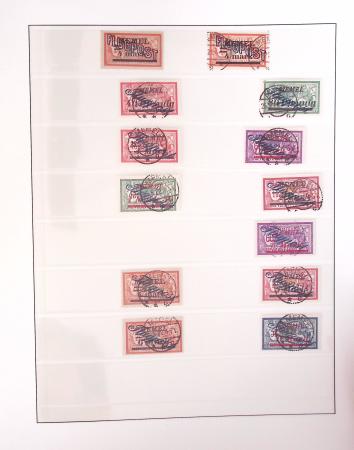 1866-1970, Collection des COLONIES en 4 classeurs,
