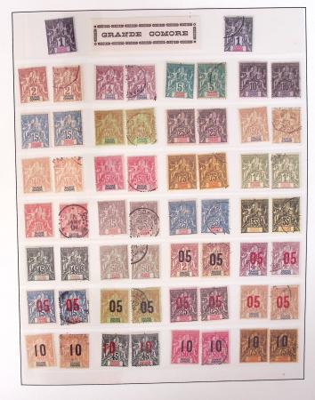 1866-1970, Collection des COLONIES en 4 classeurs,