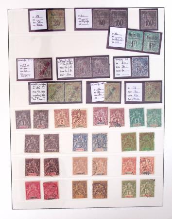1866-1970, Collection des COLONIES en 4 classeurs,
