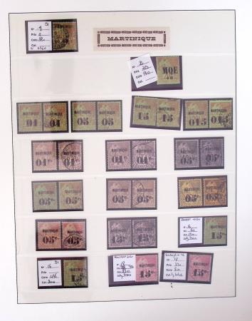 1866-1970, Collection des COLONIES en 4 classeurs,