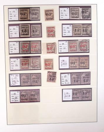 1866-1970, Collection des COLONIES en 4 classeurs,