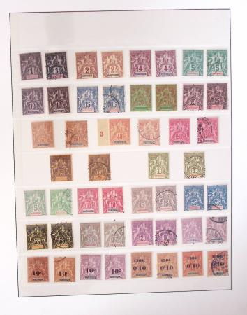 1866-1970, Collection des COLONIES en 4 classeurs,