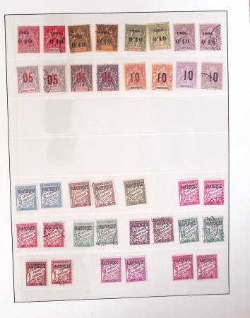 1866-1970, Collection des COLONIES en 4 classeurs,