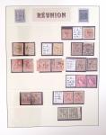 1866-1970, Collection des COLONIES en 4 classeurs,