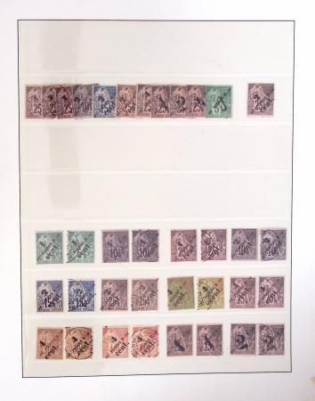 1866-1970, Collection des COLONIES en 4 classeurs,