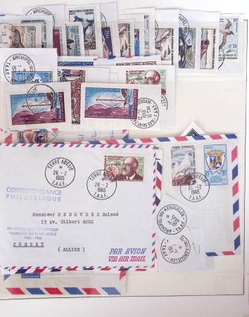 1866-1970, Collection des COLONIES en 4 classeurs,