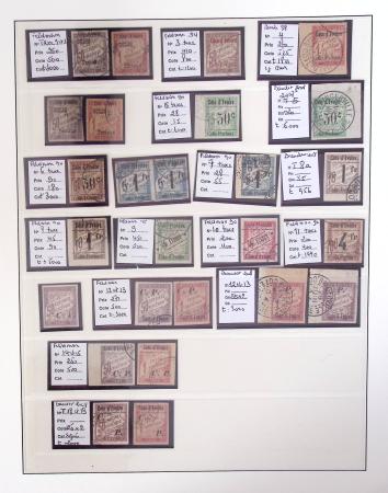 1866-1970, Collection des COLONIES en 4 classeurs,