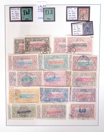 1866-1970, Collection des COLONIES en 4 classeurs,