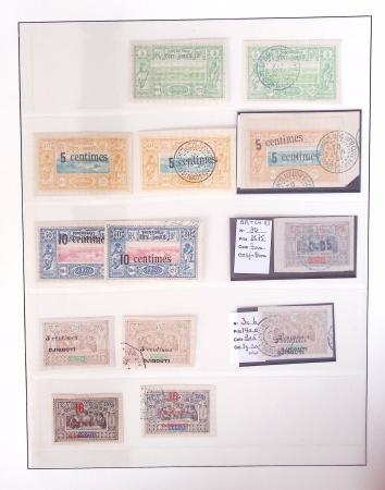 1866-1970, Collection des COLONIES en 4 classeurs,