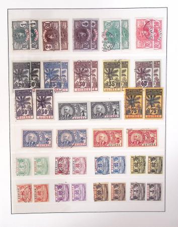 1866-1970, Collection des COLONIES en 4 classeurs,