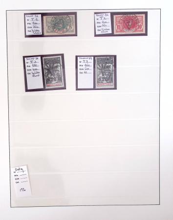 1866-1970, Collection des COLONIES en 4 classeurs,