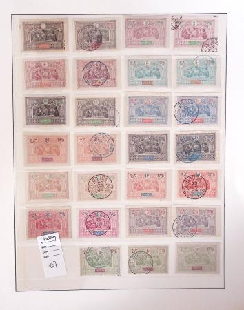1866-1970, Collection des COLONIES en 4 classeurs,
