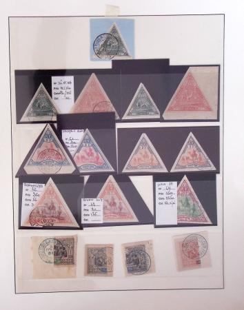 1866-1970, Collection des COLONIES en 4 classeurs,
