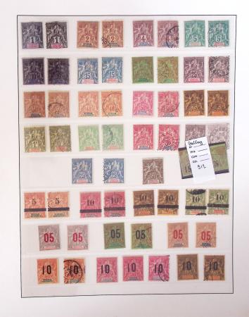 1866-1970, Collection des COLONIES en 4 classeurs,