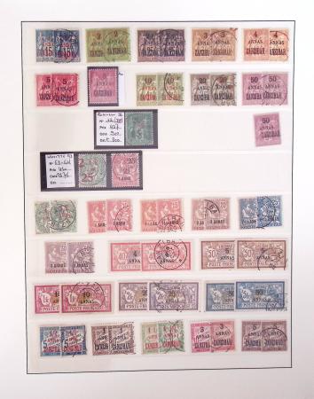 1866-1970, Collection des COLONIES en 4 classeurs,