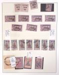 1866-1970, Collection des COLONIES en 4 classeurs,