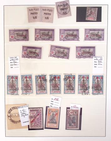 1866-1970, Collection des COLONIES en 4 classeurs,