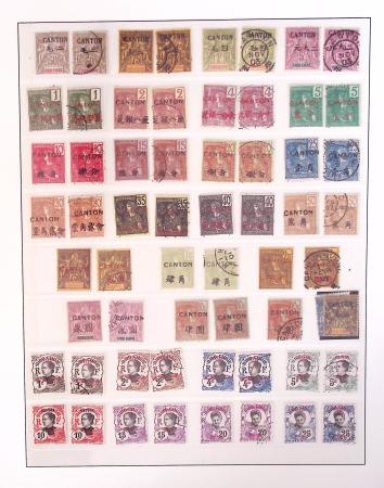 1866-1970, Collection des COLONIES en 4 classeurs,