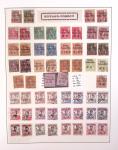 1866-1970, Collection des COLONIES en 4 classeurs,