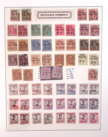 1866-1970, Collection des COLONIES en 4 classeurs,