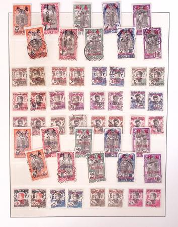 1866-1970, Collection des COLONIES en 4 classeurs,