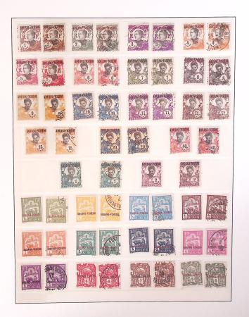 1866-1970, Collection des COLONIES en 4 classeurs,
