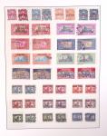 1866-1970, Collection des COLONIES en 4 classeurs,