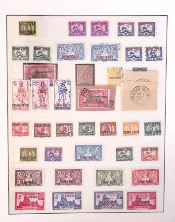1866-1970, Collection des COLONIES en 4 classeurs,